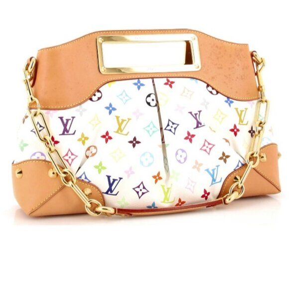 Louie Vuitton Monogram Multicolore Judy MM Handbag - Picture 1 of 7